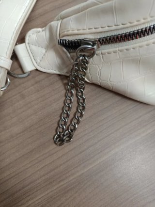 Bolso Riñonera Beige Pull&Bear Cocodrilo