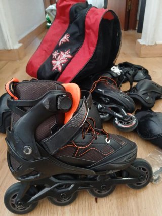 Lote patinete, patín y patines