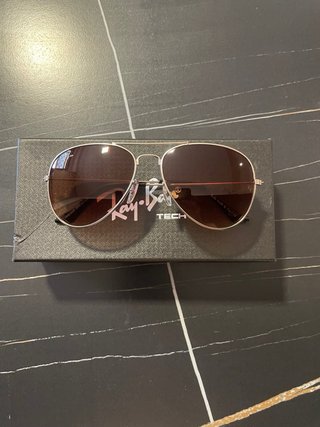 Gafas Ray-Ban Aviador Marrón/Plata