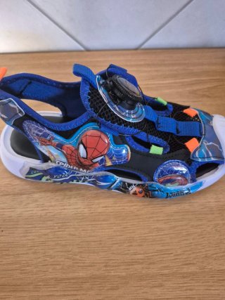 Sandalias Marvel Spiderman con Luces,sin usar
