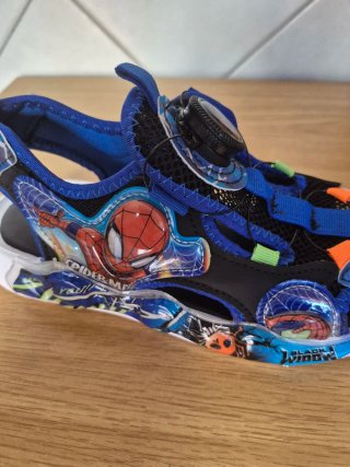 Sandalias Marvel Spiderman con Luces,sin usar