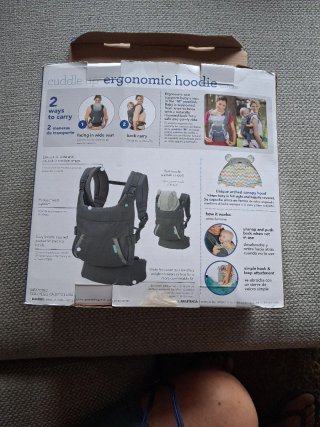 Mochila Portabebés Ergonómica Gris