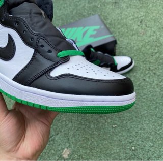 Zapatos Jordan 1 Mid Verde Negro Blanco