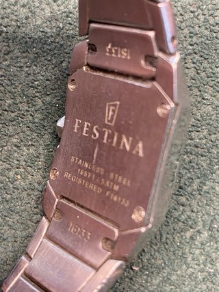 Reloj Festina Mujer Negro/Plateado