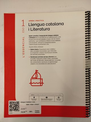 Llengua Catalana i Literatura 1r ESO - L'Essencial - Aprèn