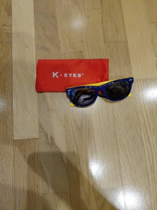 Gafas de sol infantiles K-EYES azul y amarillo