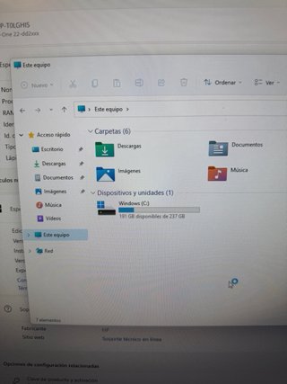 HP All-in-one 22 Blanco