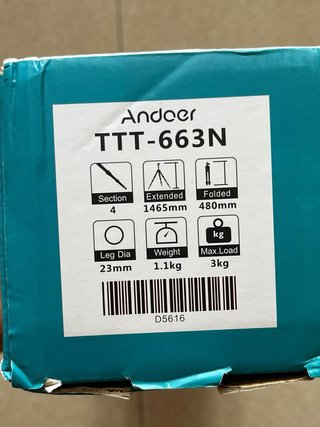 Trípode Andoer TTT-663N 145cm