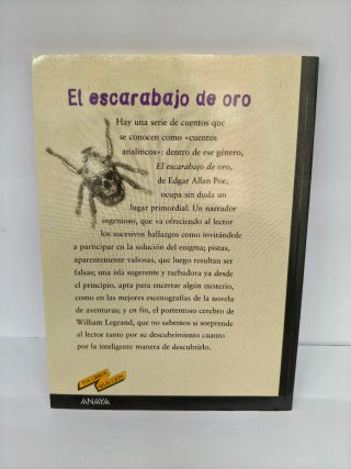 Libro EL ESCARABAJO DE ORO de Edgar Allan Poe