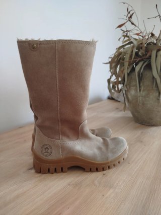 Botas altas piel Coronel Tapioca