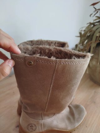 Botas altas piel Coronel Tapioca