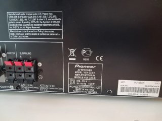 Receptor amplificador AV Pioneer VSX-323-K
