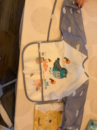 3 Baberos Mangas Impermeables Bebé