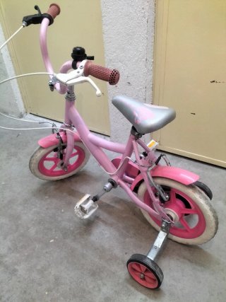 Bicicleta infantil rosa