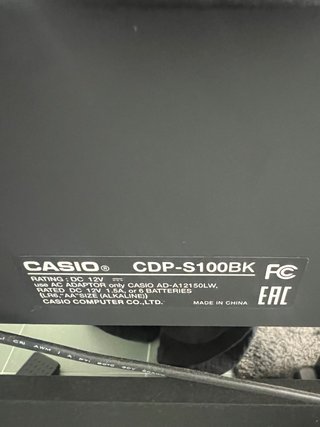 Casio CDP-S100BK Piano + Pie, Atril y Pedal