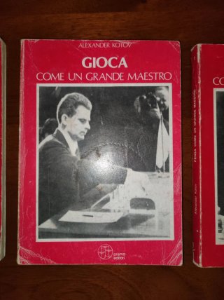 3 Libri scacchi "Pensa, Allenati, Gioca" - Kotov