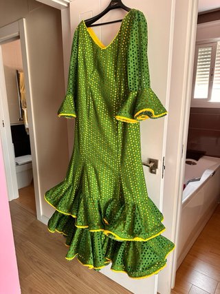 Traje Flamenca Feria Romería Tallas 48-52
