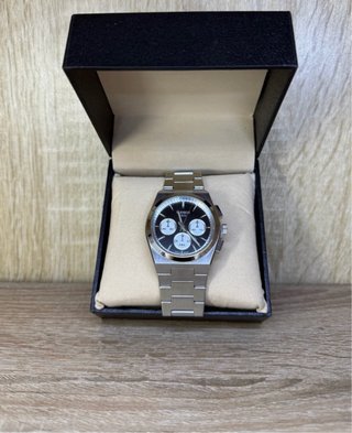 Reloj Tissot Cronógrafo azul marino y Plateado