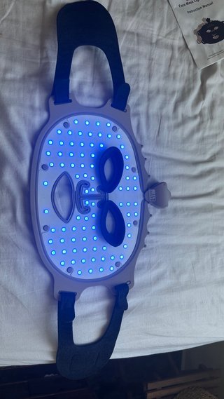 Máscara Facial Led para terapia de luz, 7 colores