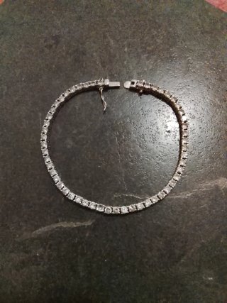 Pulsera Plata 925 conocida como Reviere o Tenis