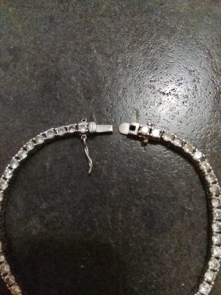 Pulsera Plata 925 conocida como Reviere o Tenis
