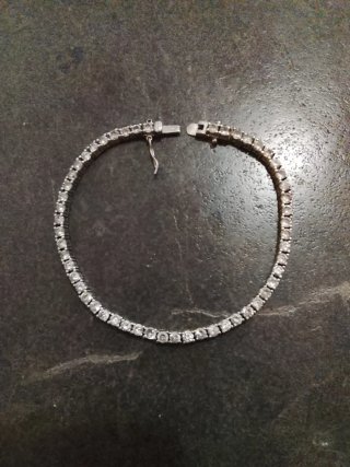 Pulsera Plata 925 conocida como Reviere o Tenis