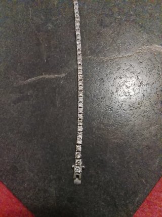 Pulsera Plata 925 conocida como Reviere o Tenis