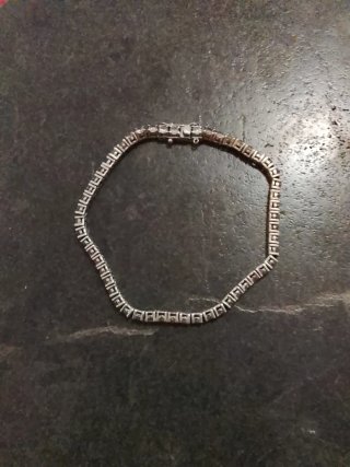 Pulsera Plata 925 conocida como Reviere o Tenis