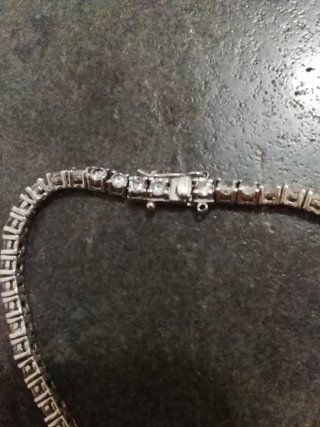 Pulsera Plata 925 conocida como Reviere o Tenis