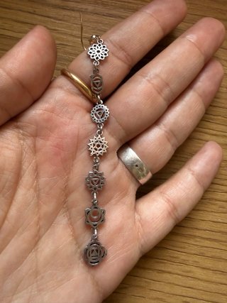 Pendientes 7 Chakras Boho Largos