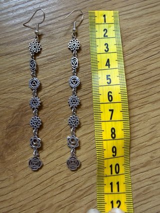Pendientes 7 Chakras Boho Largos