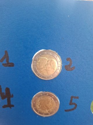 Lotto monete 2 euro rare, monete non circolanti