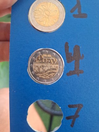 Lotto monete 2 euro rare, monete non circolanti