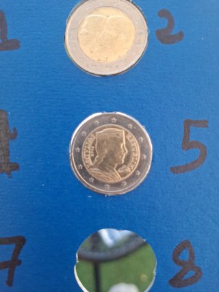 Lotto monete 2 euro rare, monete non circolanti