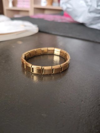 Pulsera Italiana Dorada Origen Suizo