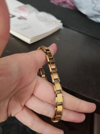 Pulsera Italiana Dorada Origen Suizo