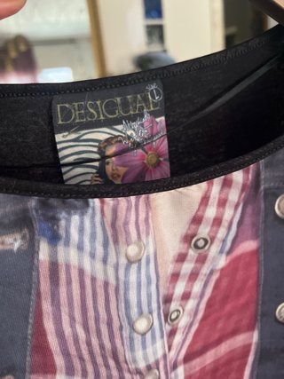 Camisa Desigual manga 3/4 Talla Única