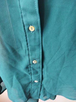 Blusa H&M sin mangas verde Talla XS