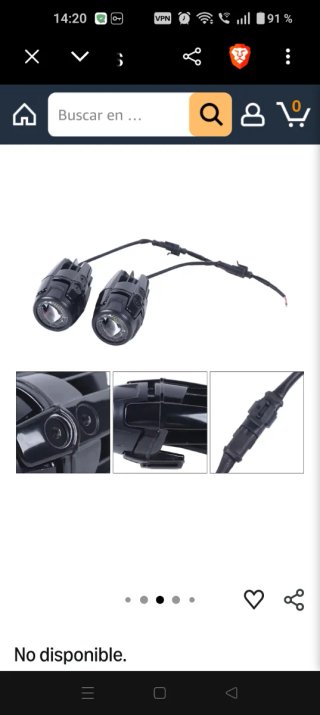 Faros Antiniebla LED Moto Bagyaluu