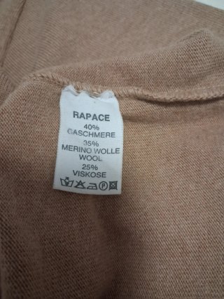 Jersey lana merino y cachemira Rapace Talla S