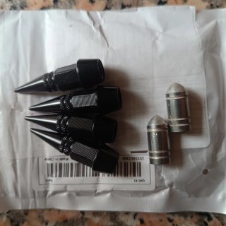 Tapones para válvulas de coche, moto o bici