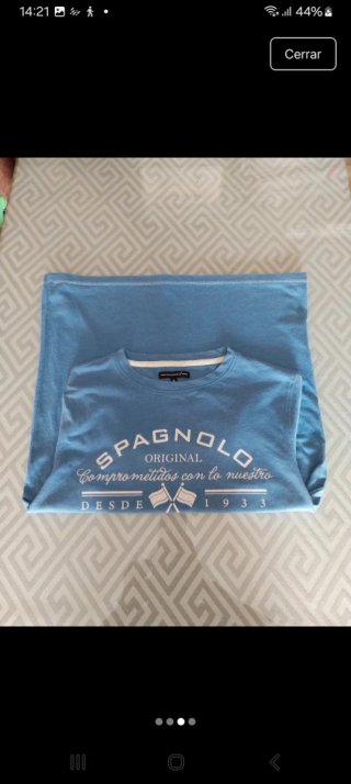 Camiseta Spagnolo Denim Azul Talla S