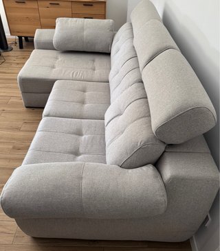 Sofá Cama Chaise Longue Gris