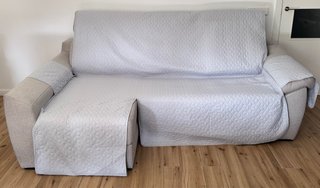 Sofá Cama Chaise Longue Gris