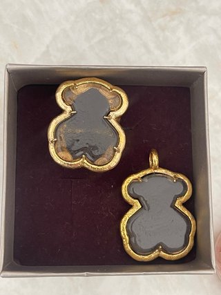 Conjunto Tous Anillo y Colgante Oro 18k