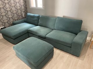 Divano KIVIK IKEA 4 posti chaise longue+ poggiapiedi