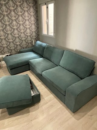 Divano KIVIK IKEA 4 posti chaise longue+ poggiapiedi
