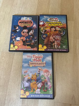 3 Películas Disney DVD (Español)