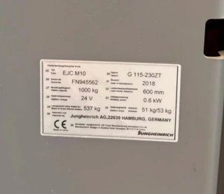 Apilador eléctrico Jungheinrich