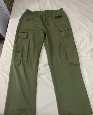Pantaloni cargo uomo verdi XXL lounge cozy y2k